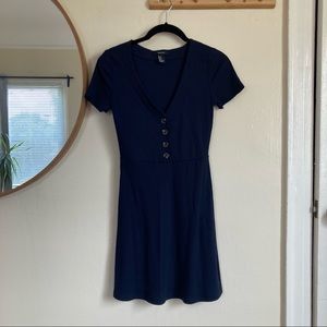 Flirty dark blue dress